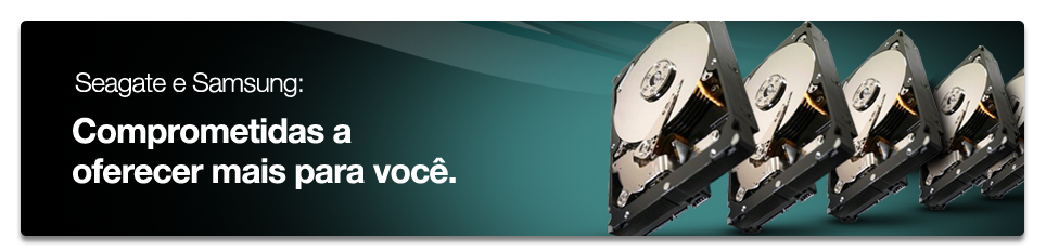 Seagate and Samsung: Comitted to giving you more.